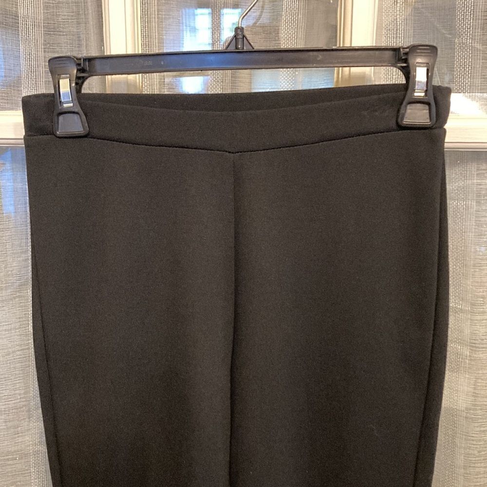Cropped Flare Retro Style Black Pants - Picture 4 of 11